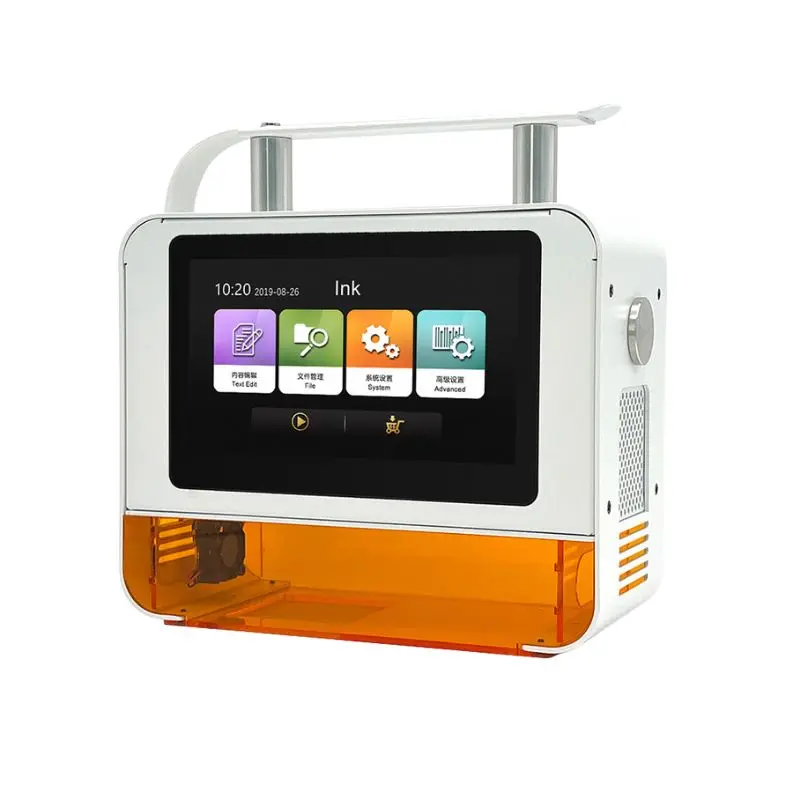 Compact Handheld Laser Marker Portable Laser Coding Device for Commercial Product Date & Logo Printing