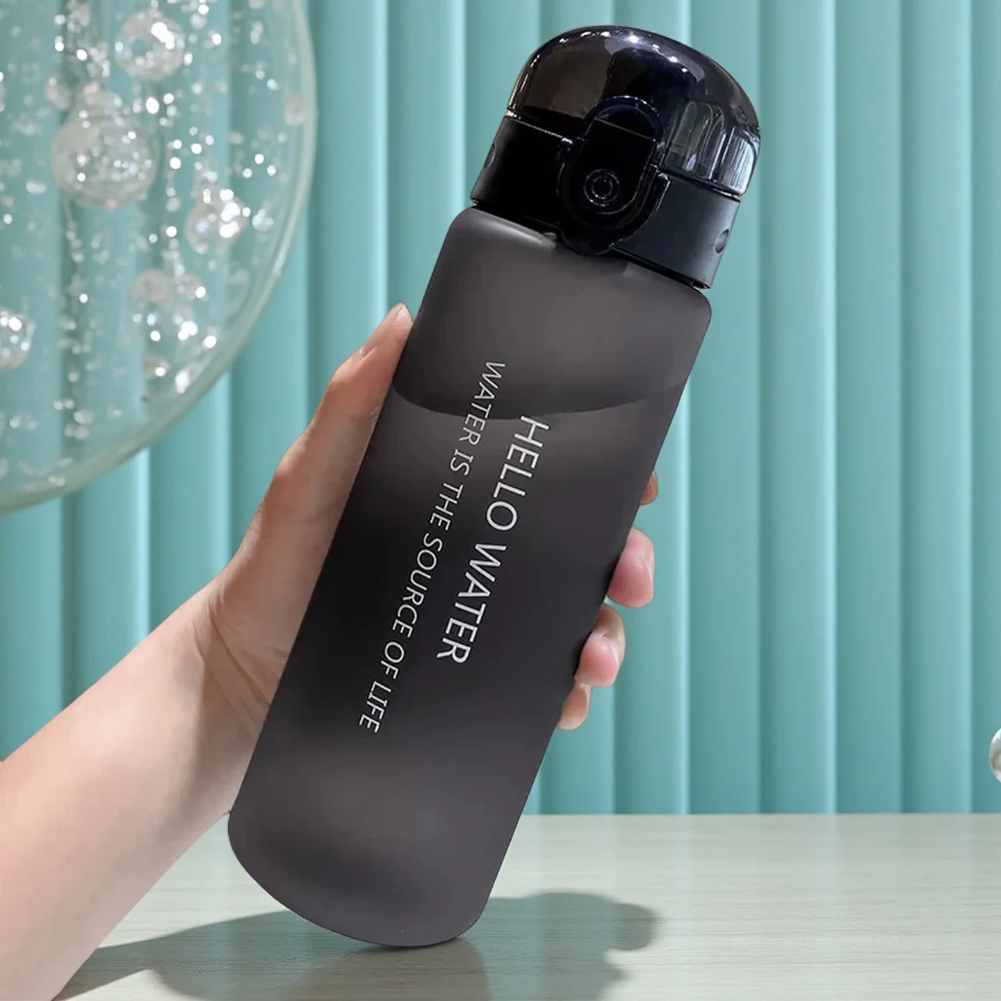 

780ml Plastic Water Bottle for Drinking Portable Sport Tea Coffee Cup Kitchen Tool Kids Water Bottle for School Transparent