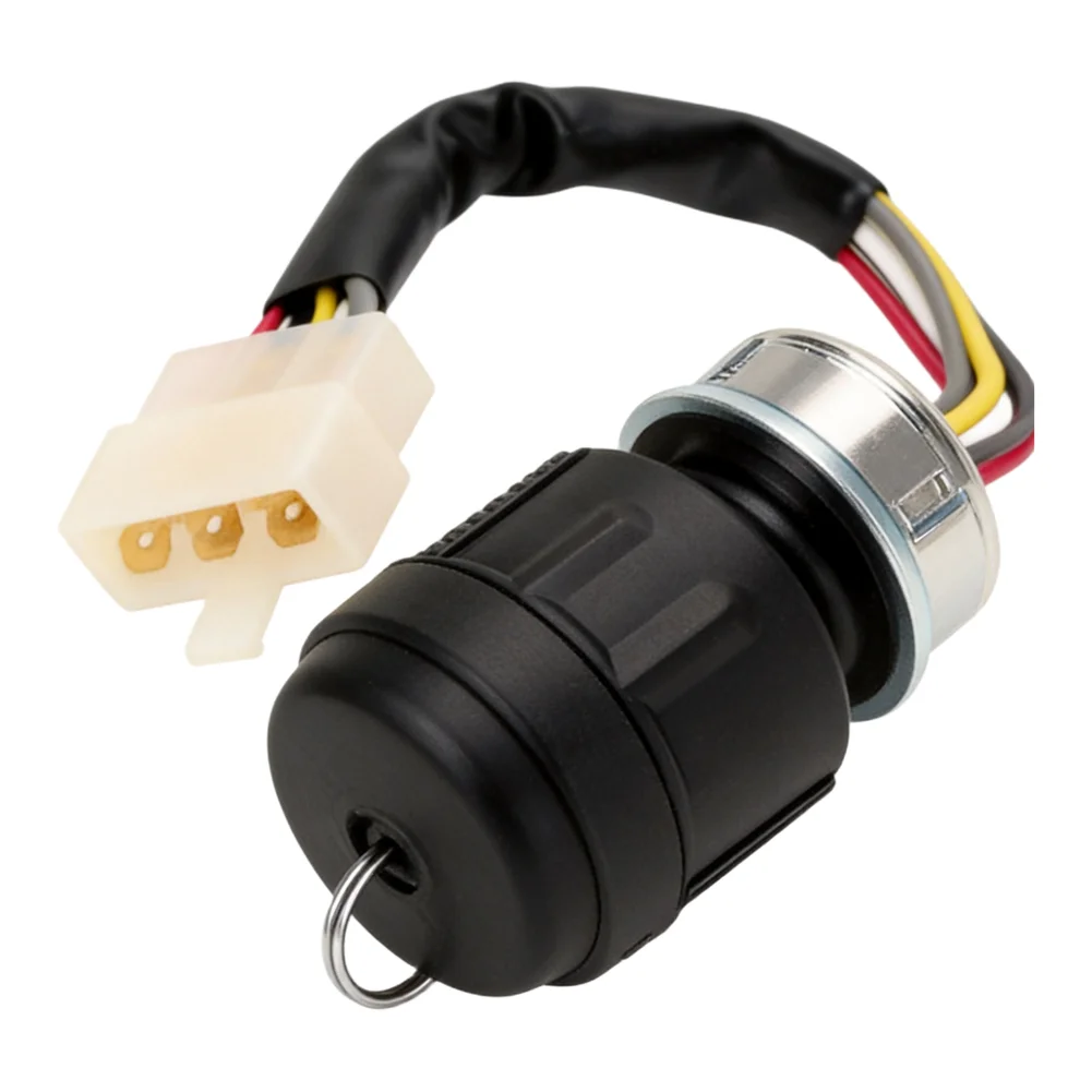 1Pc 5 Wire 5 Pin For Ignition Key On Off Switch Assembly for Diesel Engine Generator with Direct Installation and Secure Fit