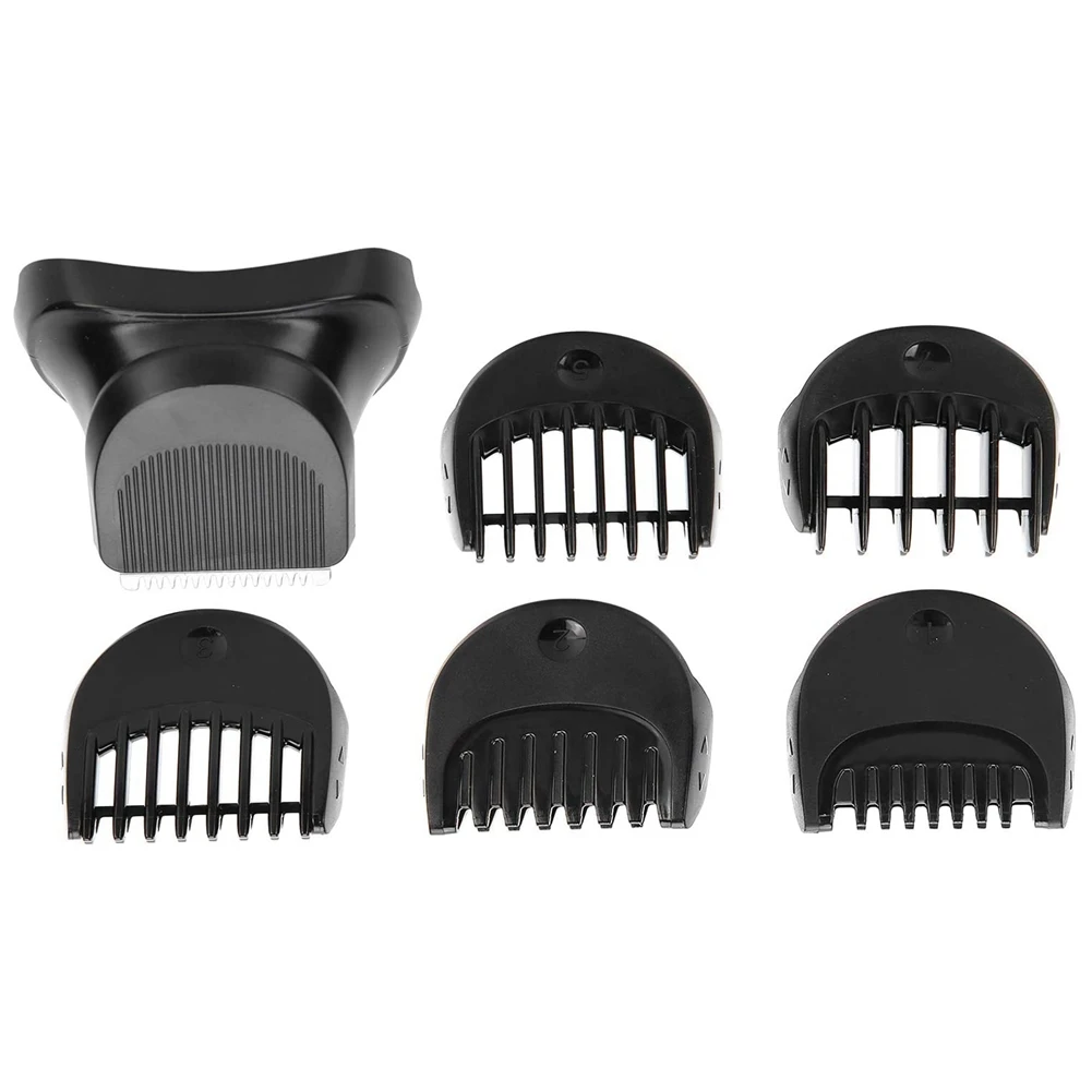 Beard Trimmer Head, Replacement Shaver Trimmer Head with 5-Piece 1/2/3/5/7Mm Guide Comb Trimming Set for Braun Series 3