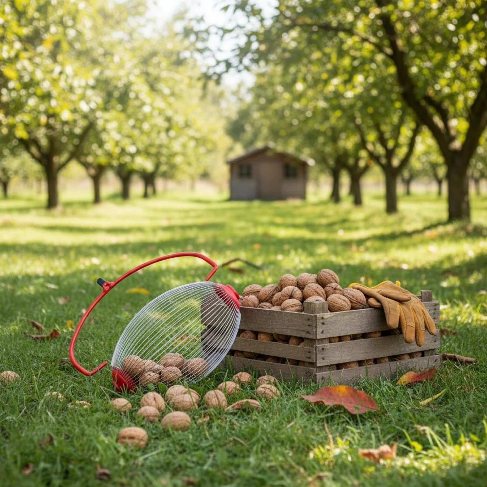 

Fruit Picker Tool Red Fruit Picking Basket