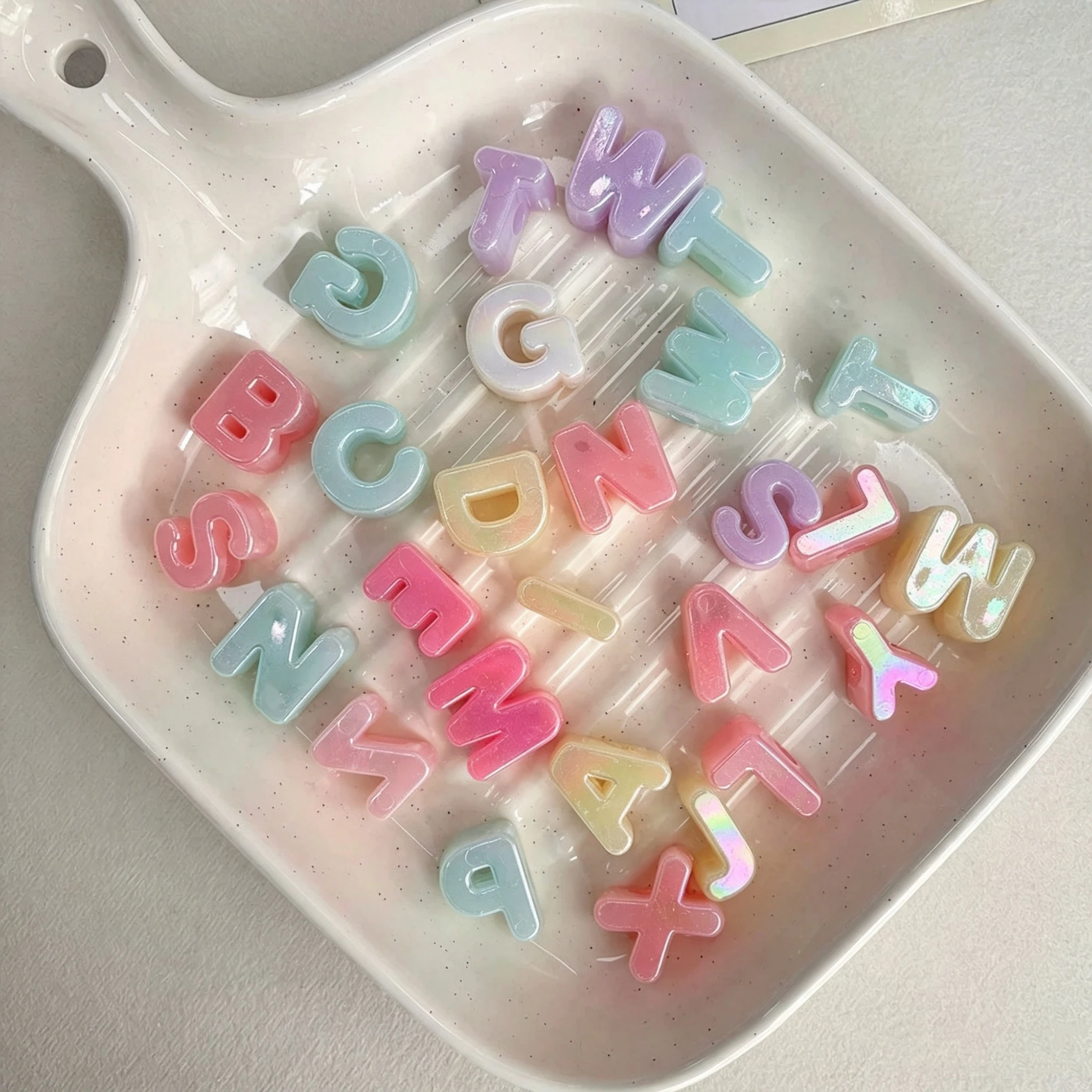 Candy Color 20mm Iridescent Ac - Jewelry Making Tutorials 评论和价格