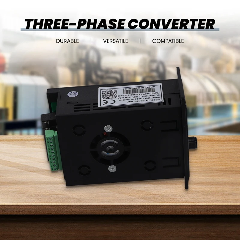 UX-52-100-30W 220V Frequentieregelaar Eenfasige ingang Driefasige uitgang Mini driefasige converter