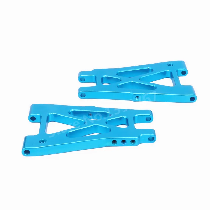 Brazo de suspensión inferior trasero mejorado de aleación de aluminio para coche teledirigido, 2 piezas, para coche modelo RC, escala 1/10, Kyosho Optima 4WD CNC Hobby Buggy