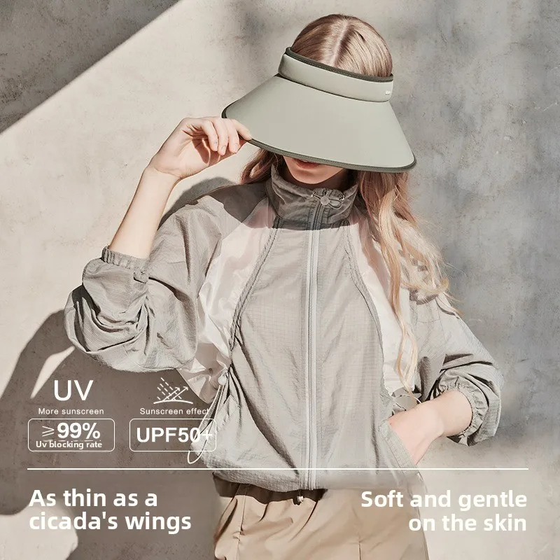 Cycling sweatshirt sunscreen clothing UV protection sunscreen clothing Light and breathable summer female tide