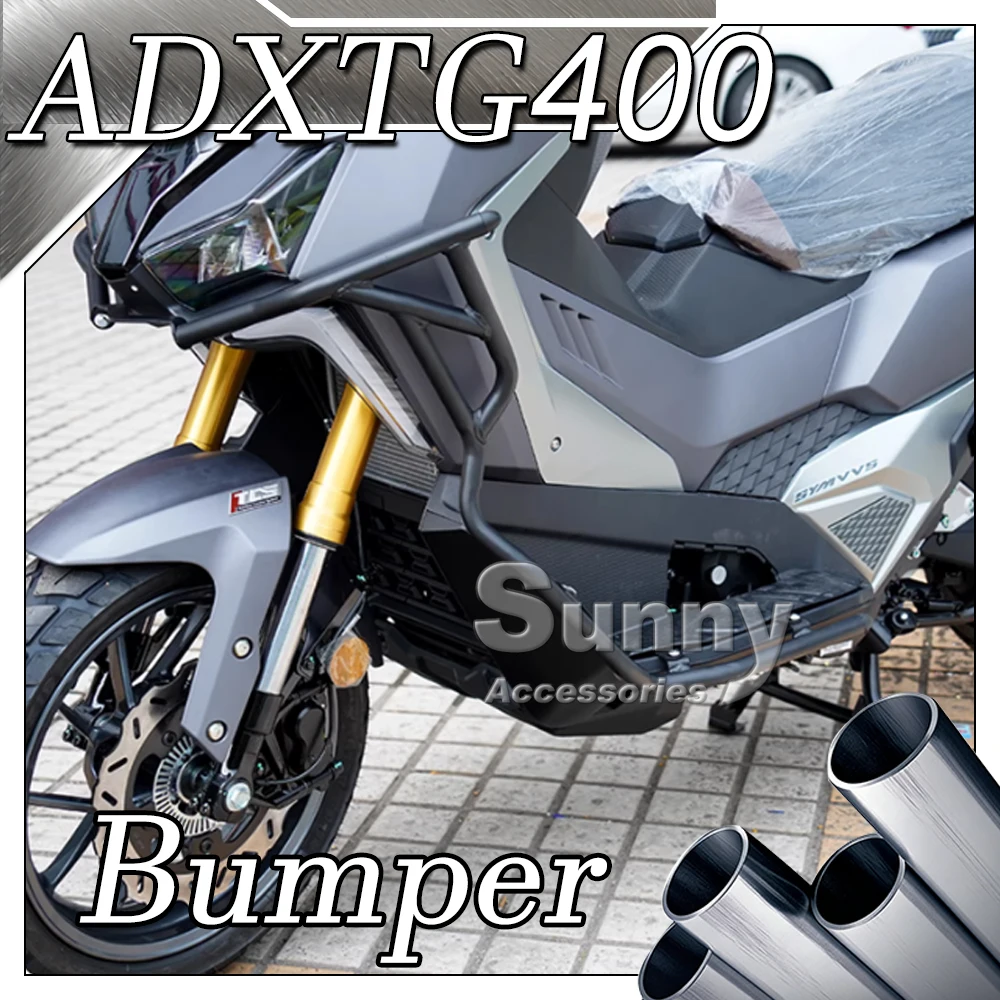 

For SYM ADXTG400 Adxtg 400 Motorcycle Body Guard Full Enclosure Thickened Thickened Carbon Steel Anti-fall Accessories