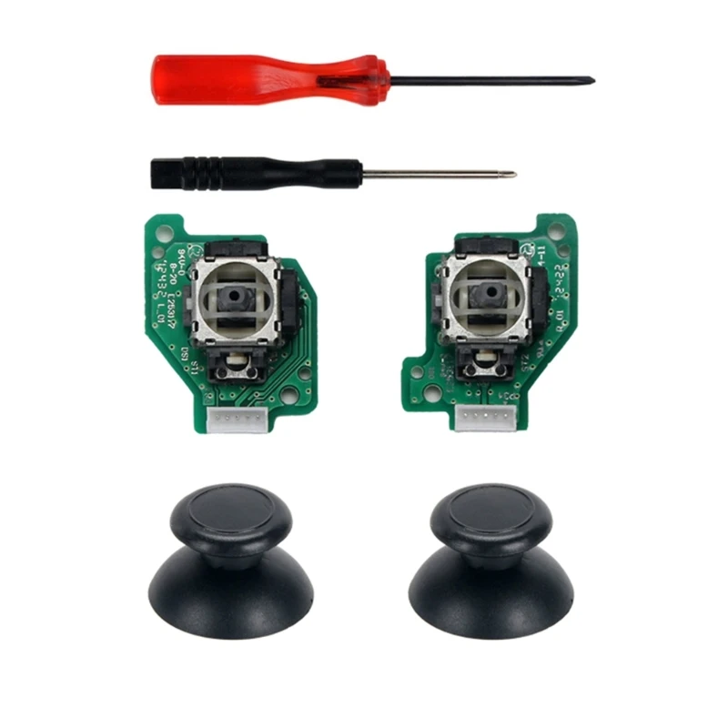 Reparación placa PCB, destornillador, Joystick, módulo palanca pulgar, accesorio juego repuesto para controlador
