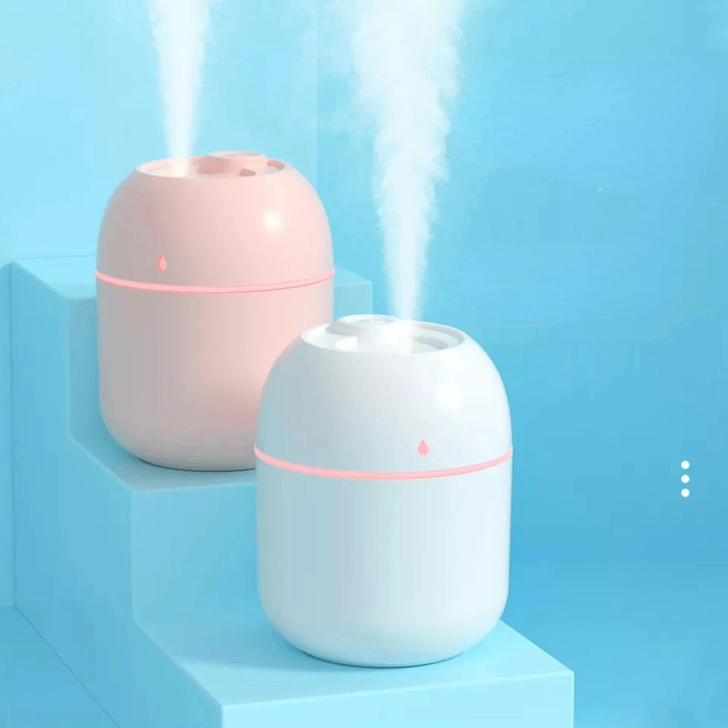 Air Humidifier Sprayer Portable Quiet Fan 220ml Tabletop Aromatherapy Perfume