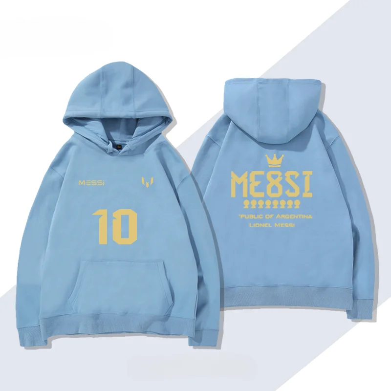 2024 Hot Sale Paris Messi Bappennear Memorial Paris Saint-Germain Jersey Hoodie Coat Men Women High Street Fashion Hoodie