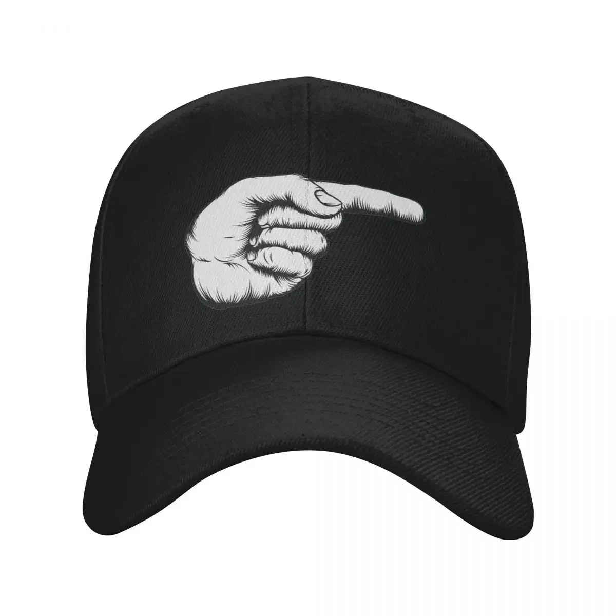 the finger pointing Baseball Cap Streetwear Luxury Hat Bobble Hat fashionable Women's Beach Visor Men's