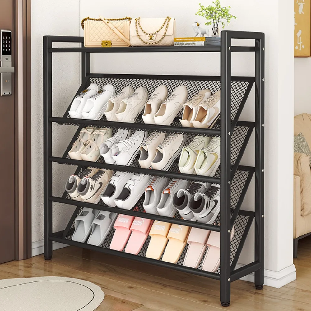 Household Simple Shoe Rack Multi-Storey Doorway Small Narrow Save Space Practical Shoe Cabinet Moisture-Proof Organizer Shelves