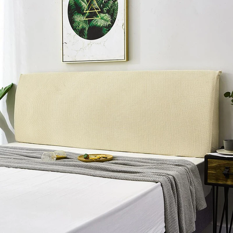 Solid Thicken Bed Head Cover Elastic All-inclusive Headboard Cover Bed Head Back Protection Universal Bed Backrest Dust Cover