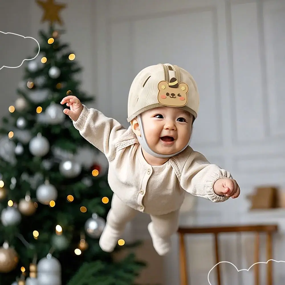 

No Bumps Baby Safety Helmet Breathable 360-Degree Protection Infant Head Protector Comfortable To Wear Adjustable