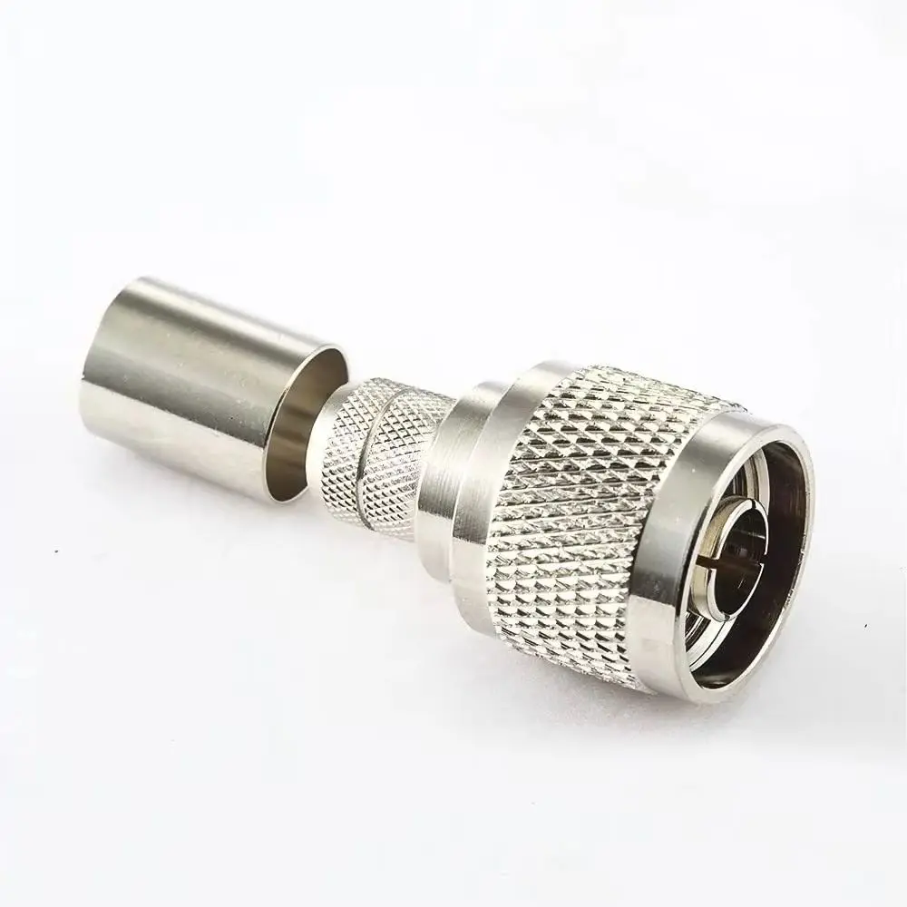 N Type RG 213 Male Connector Straight Crimp SYV50-7