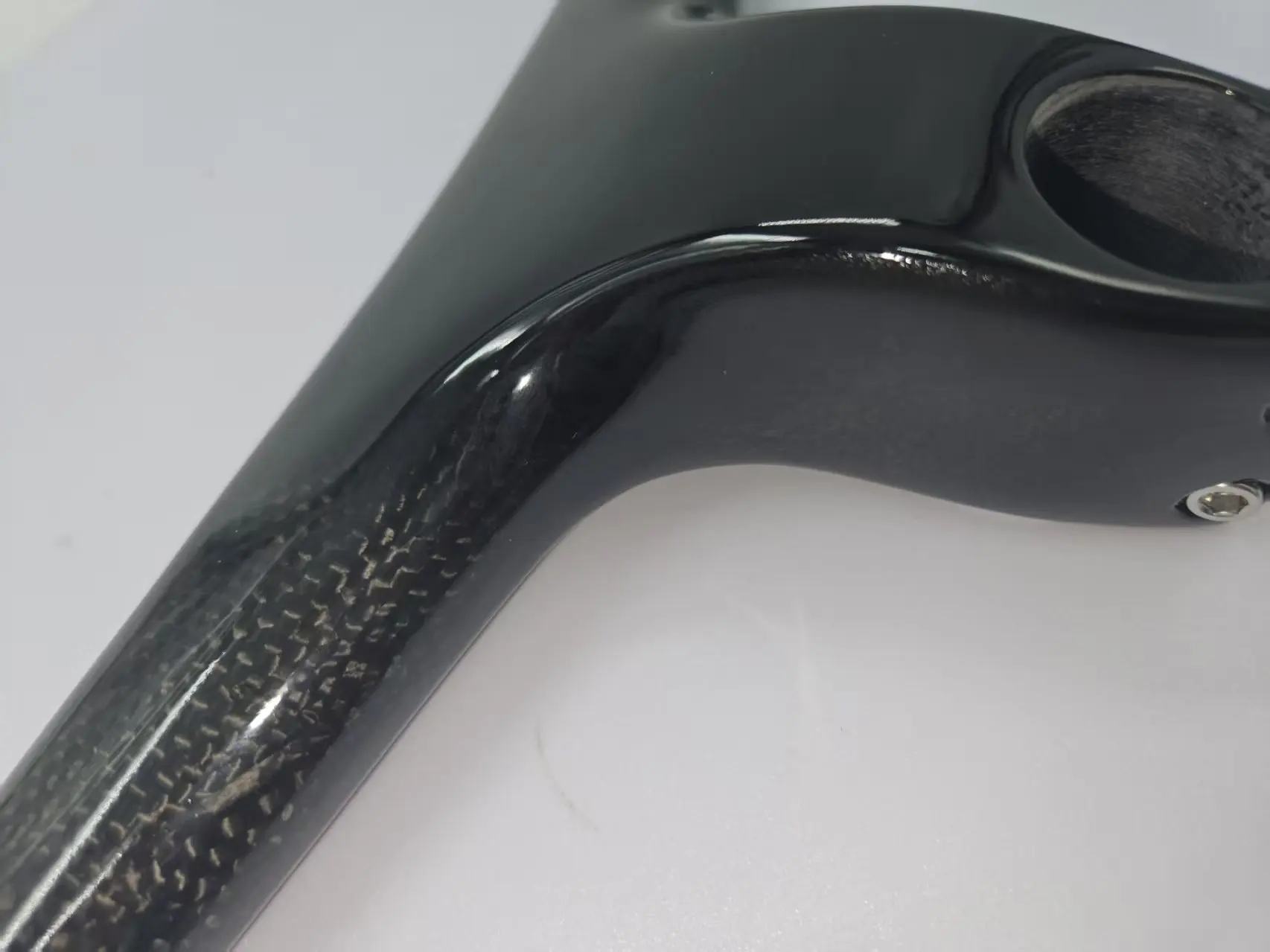 دراجة جبلية من ألياف الكربون بالكامل، أسلاك متكاملة بمقبض مستقيم لمقود الدراجة #3