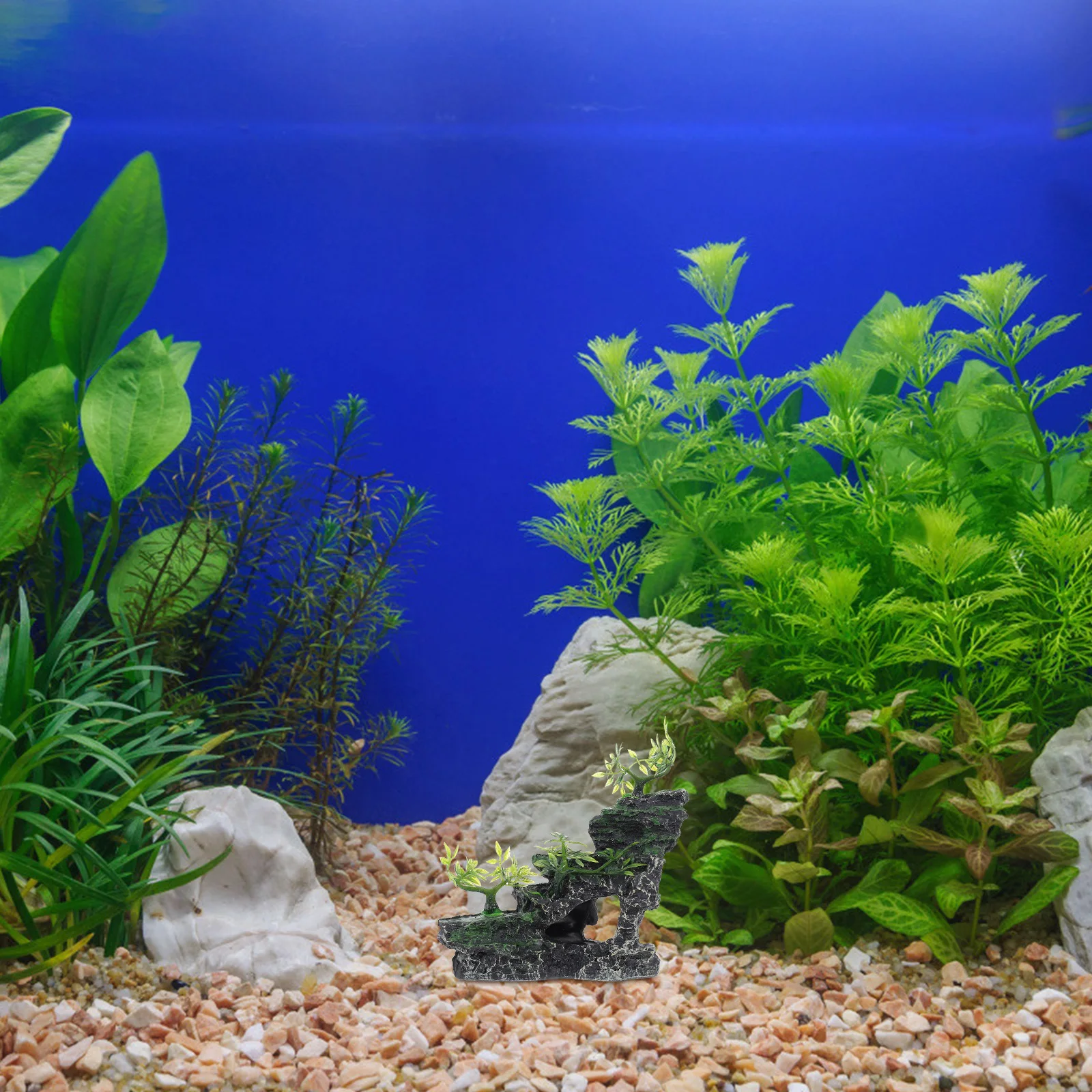 

Artificial Aquarium Rockery Decor Fish Tank Decoration Resin Hill Fish Shrimp Hideout Aquarium Landscape Ornament