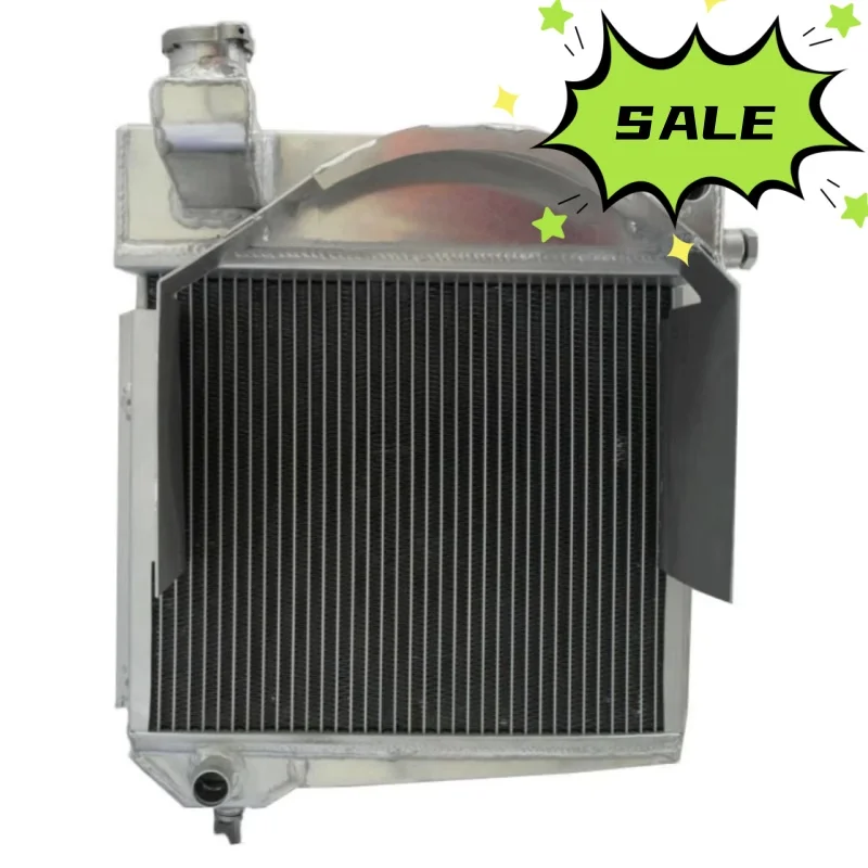 Radiador de aluminio de 2 filas compatible con 1958-1967 AUSTIN HEALEY SPRITE / 1960-1966 MG MIDGET 948-1098 1959 1961 1962 1963 1964 1965