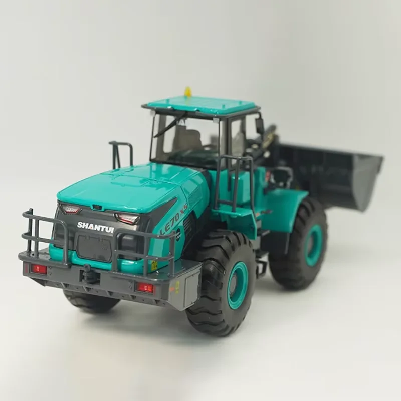 Original 1/35 escala shantui LE70-X5 carregador empilhadeira liga modelo de carro coleção decorado presentes do feriado brinquedos