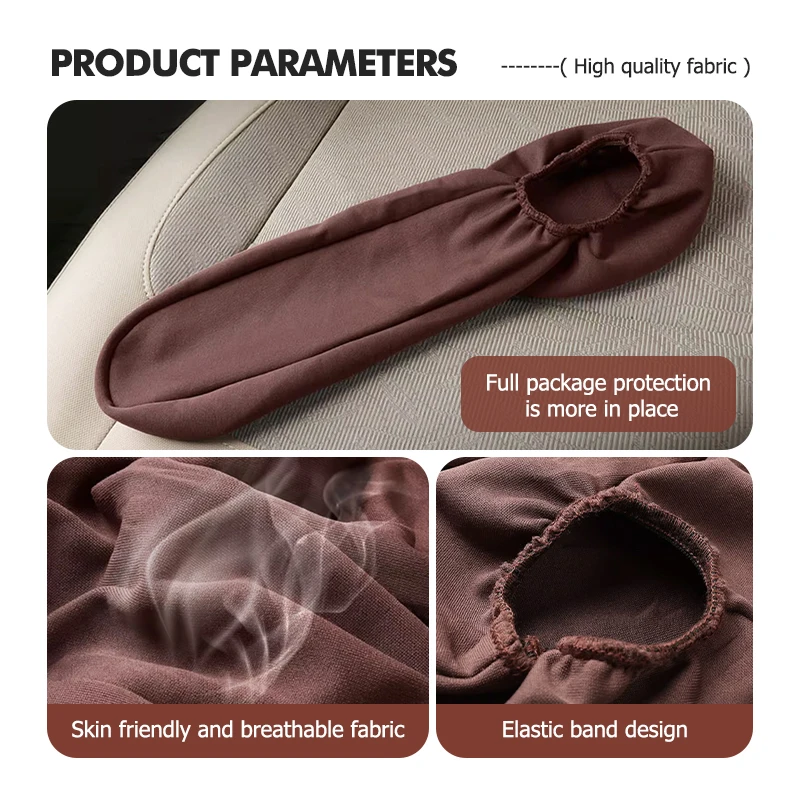 غطاء مسند ذراع مقعد السيارة لينة مريحة قماش مرن حامي لبيجو 307 308 206 207 208 407 508 5008 106 107 205 4008 #3