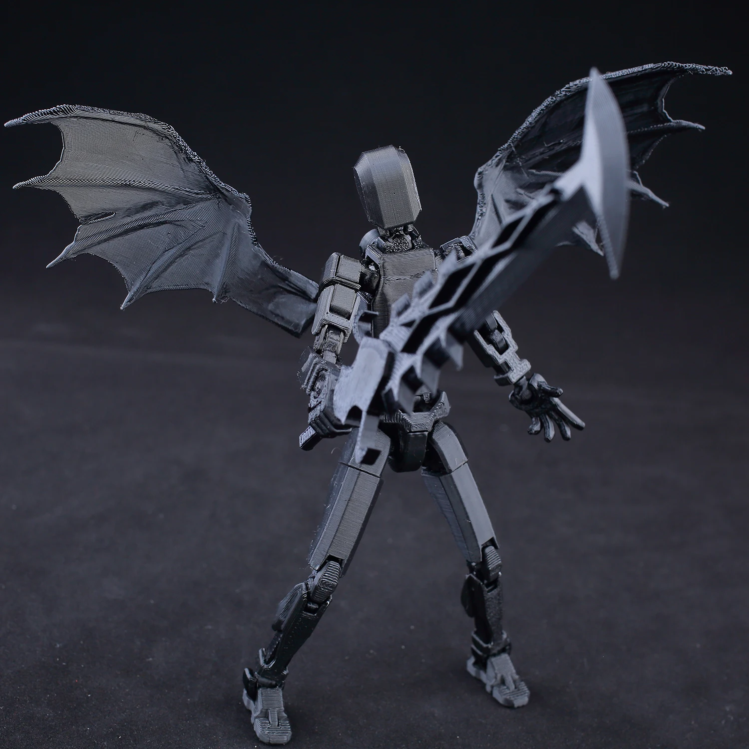 

T13 Demon Dummy13 3D Printed Multi-Articulated Skull Model Assembly Toy For Anime Fans And Collectors Children Educational Toys