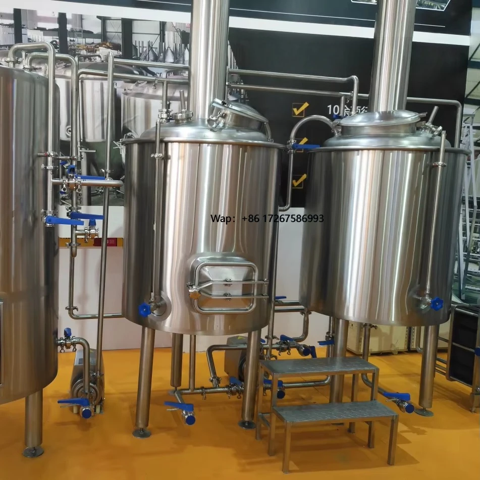 Small Automatic Beer Brewing Machine Craft Equipment for 300l-50000l Brewery Condition 3000l-1000l Beer Making