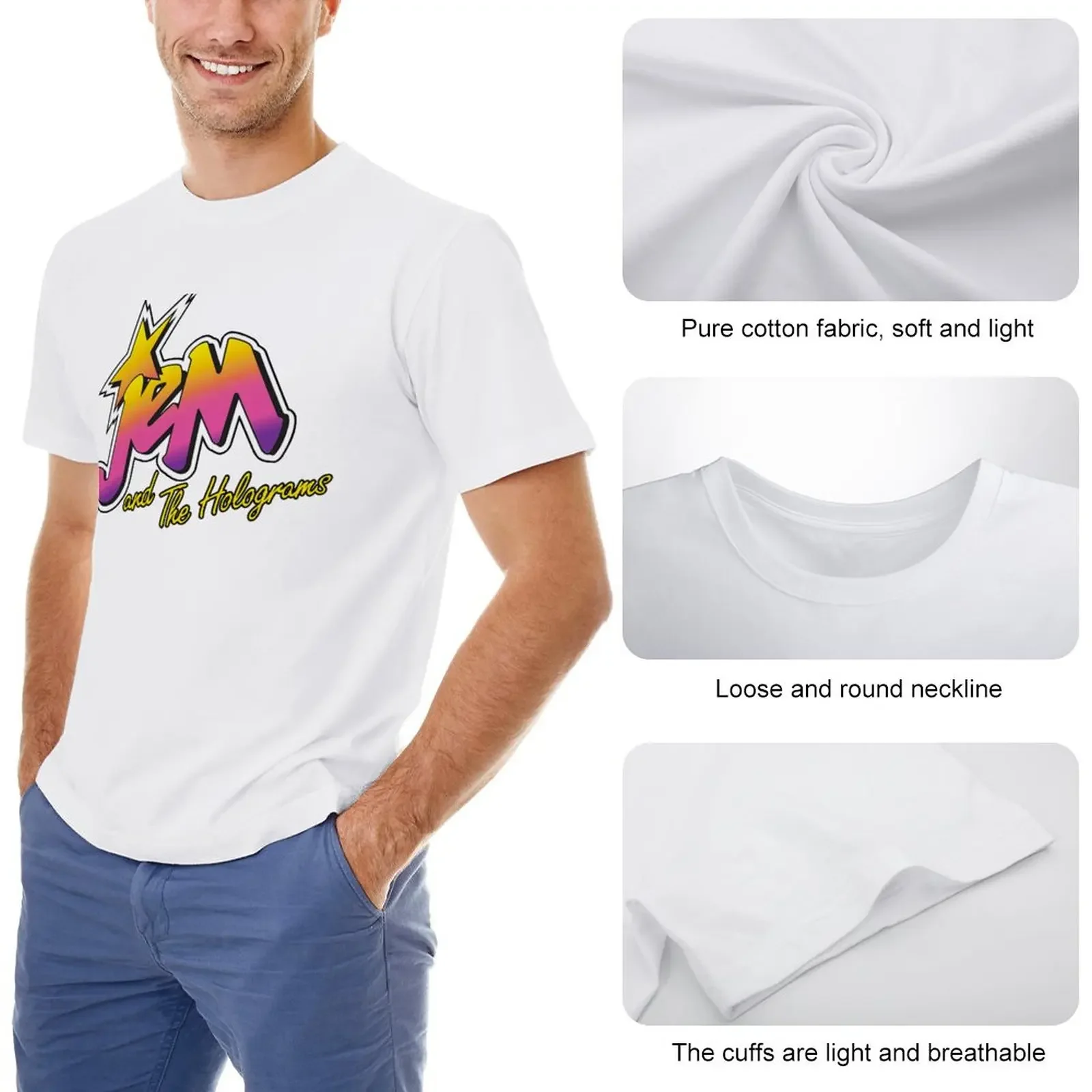 Jem and the holograms T-Shirt baggy shirts custom t shirt customs mens tall t shirts