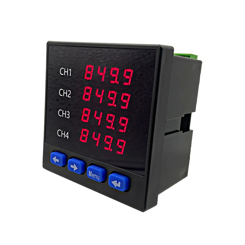 Temperature collection PT100 thermal resistance thermocouple NTC intelligent small high-precision digital display 485