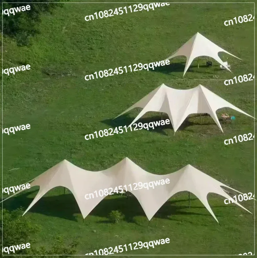 Octopus Shape Hump Tent Waterproof Sunscreen Cloud Top Canopy, Large Space Thick Oxford Multiple Sizes for Camping Wedding