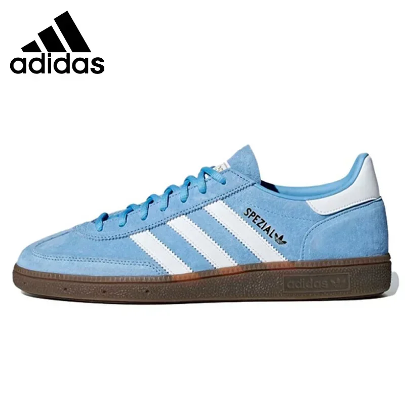 Adidas Originals Handball Spezial Skateboarding Shoes for Men and Women Unisex Sky Blue Casual Skateboard Shoes