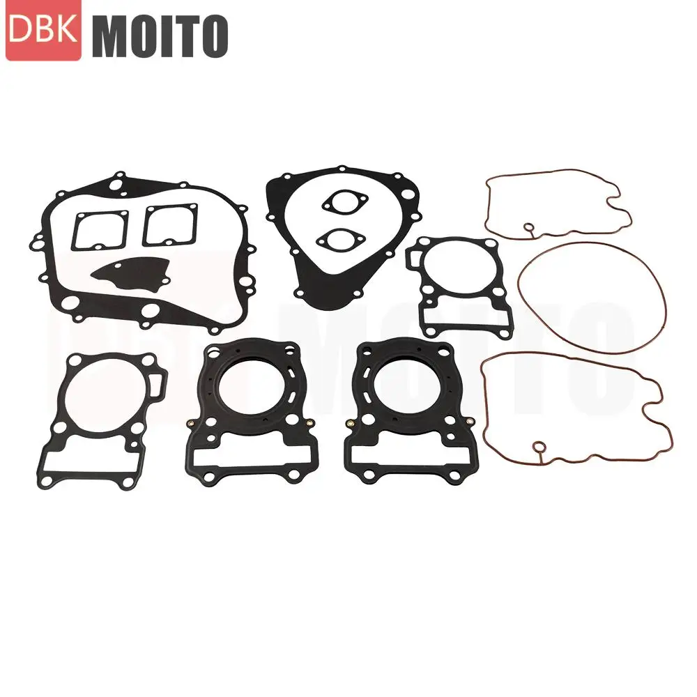 Motorcycle Replacement Cylinder Engine Cover Gasket Complete Kit For QUMOTOR Flash 300s SRV300 300SRV