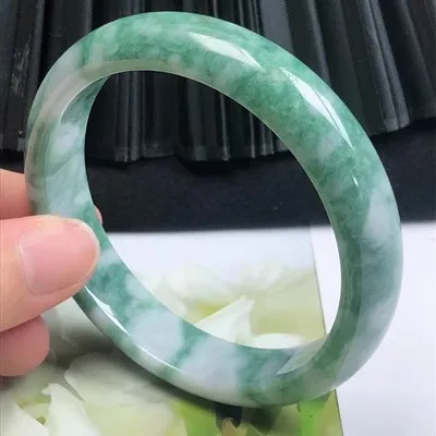 

Zheru Jewelry Natural Myanmar Jade 54mm-62mm bracelet exquisite princess bracelet send girlfriend send mom