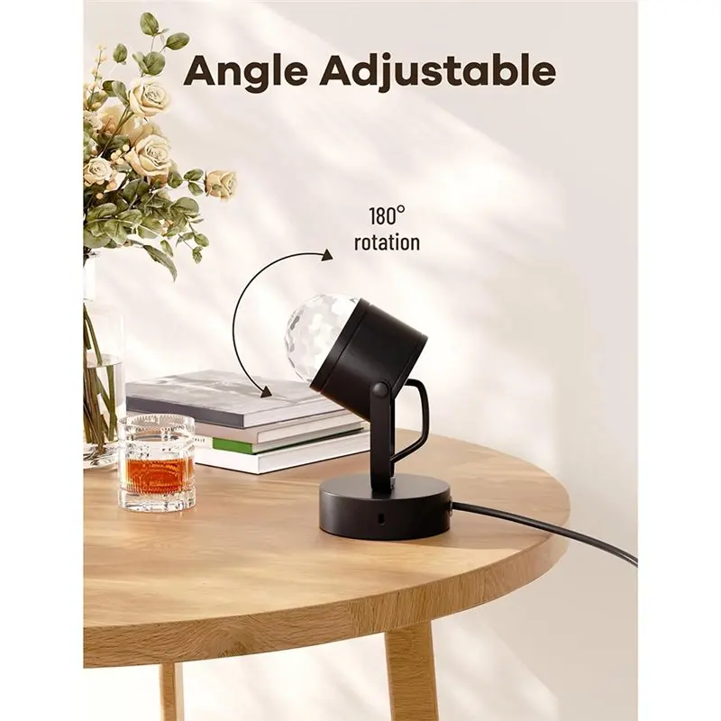 2025 Trend Ambient Color-Changing Night Light Projector Plug-In Dynamic Ocean Wave Table Lamp Water Ripple For Room Party