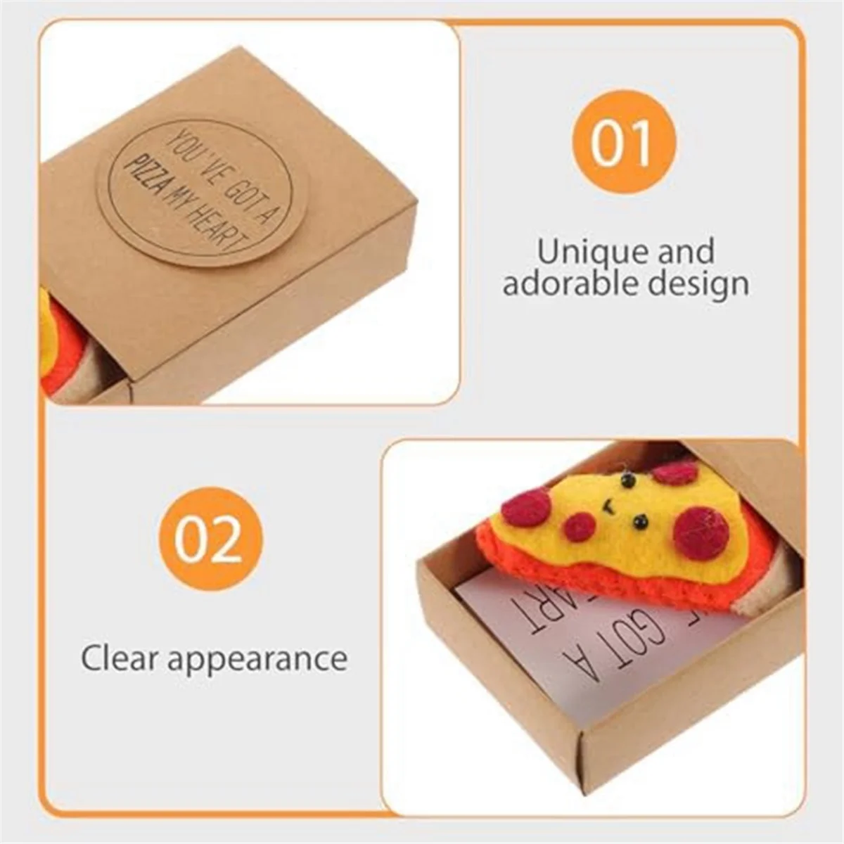 Mini Pizza Boxes Friendship Inspired Mini Pizza Toy Gift Box - Cute Novelty Present