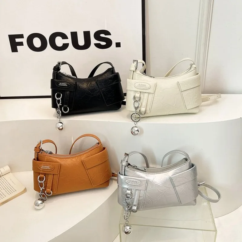 Fashion Elegant Leather Shoulder Bag Women Designer Handbag Tote Crossbody Purse Vintage Commuter Diaper Bag