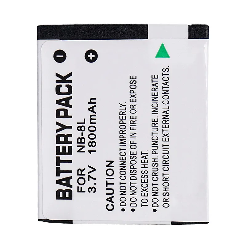 1800mAh NB-8L Battery for Canon Powershot A3100 IS A3300 IS PC1589 PC1474 PC1585 PC1475 A1590, High Capacity Replacement