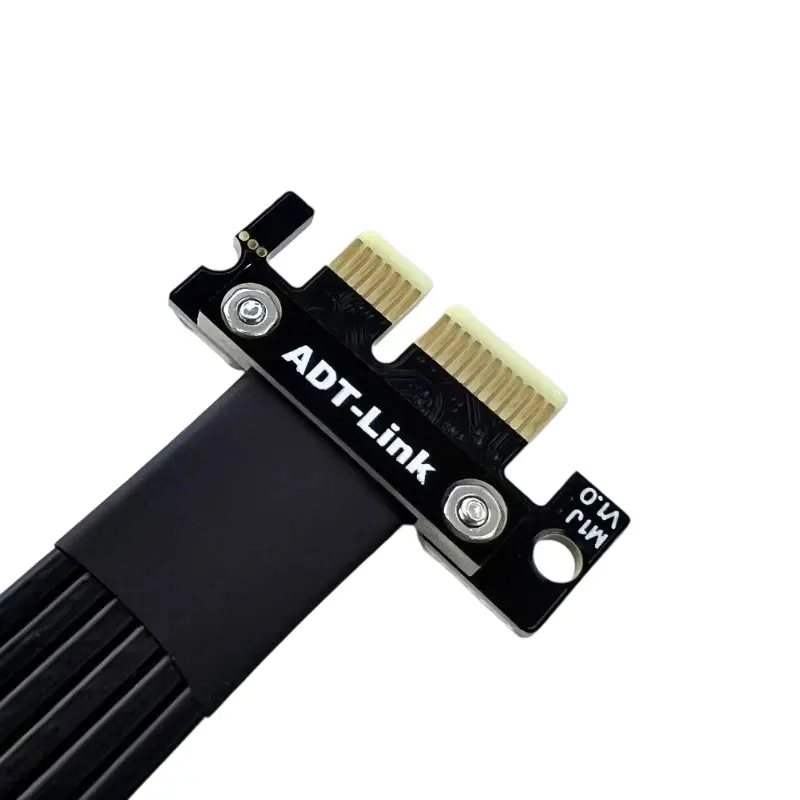 ADT-Link M.2 NVMe to PCIE x1 SSD Adapter M.2 key M Slot to PCI Express 4.0 Gen4 Gen 316G/bps Solid state Drive Extension Cable
