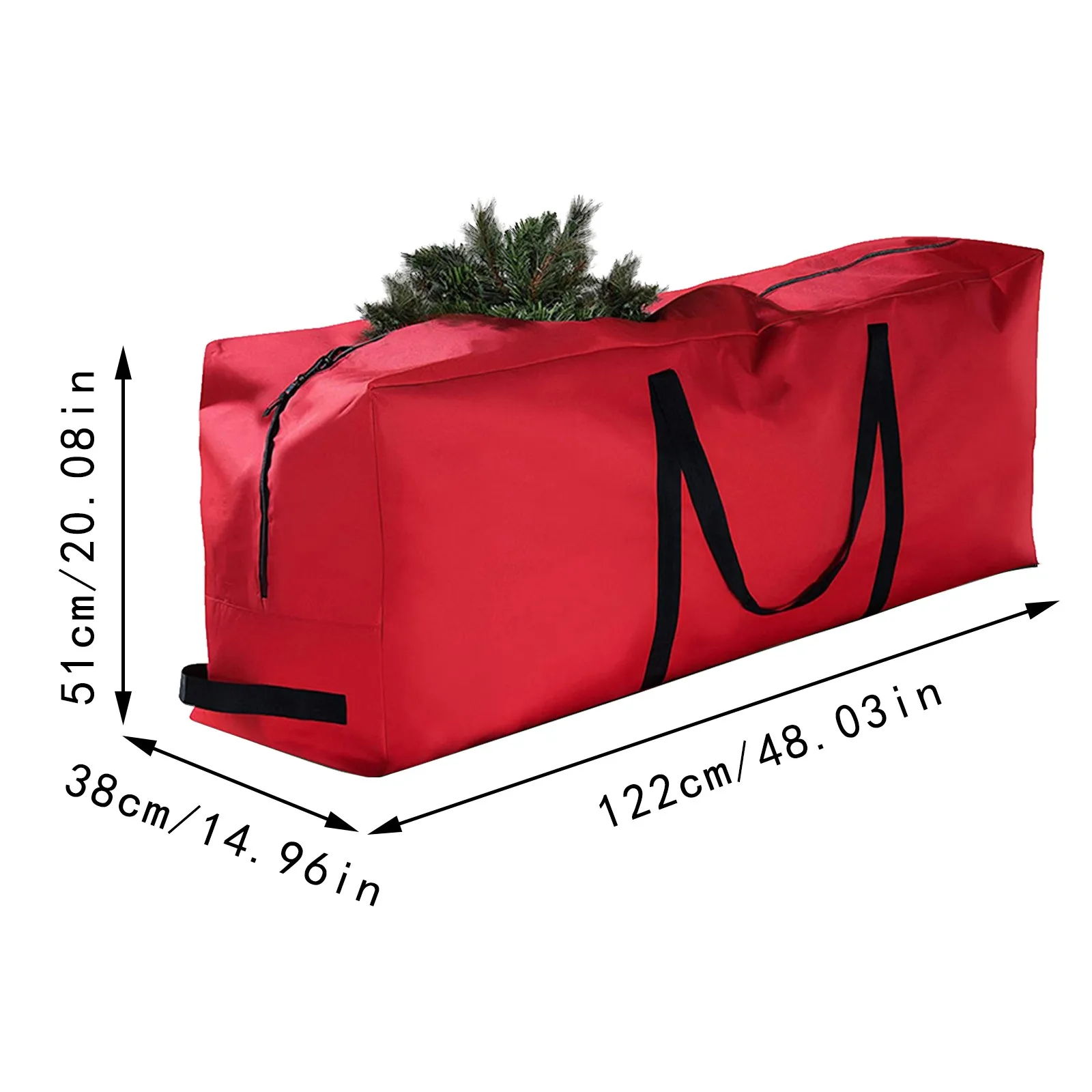 Bolsa de tela Oxford para árbol de Navidad, bolsa de almacenamiento plegable para decoración de Navidad, guirnalda para almacenar utensilios de