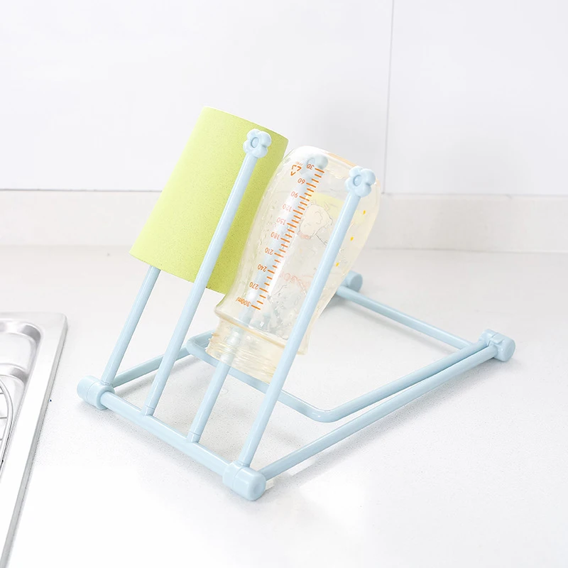 1pc folding dishcloth storage rack kitchen countertop dishcloth hanging rack storage rack dishcloth rack cup drain rack