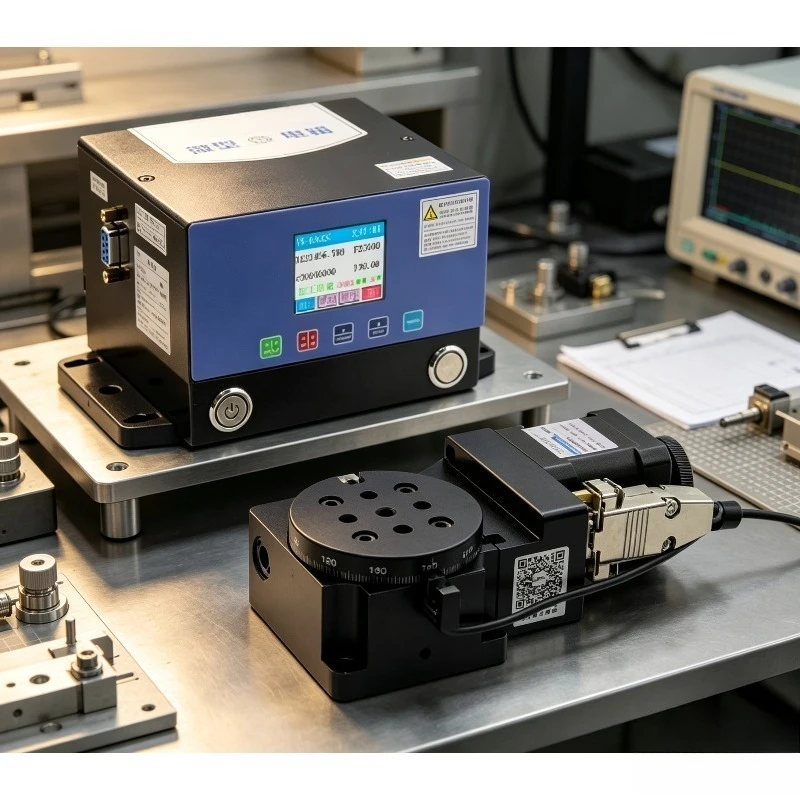 High Precision Hollow Electric Rotary Stage with Dividing Plate Indexing Table Precision Controller Box Industrial Servo Motor