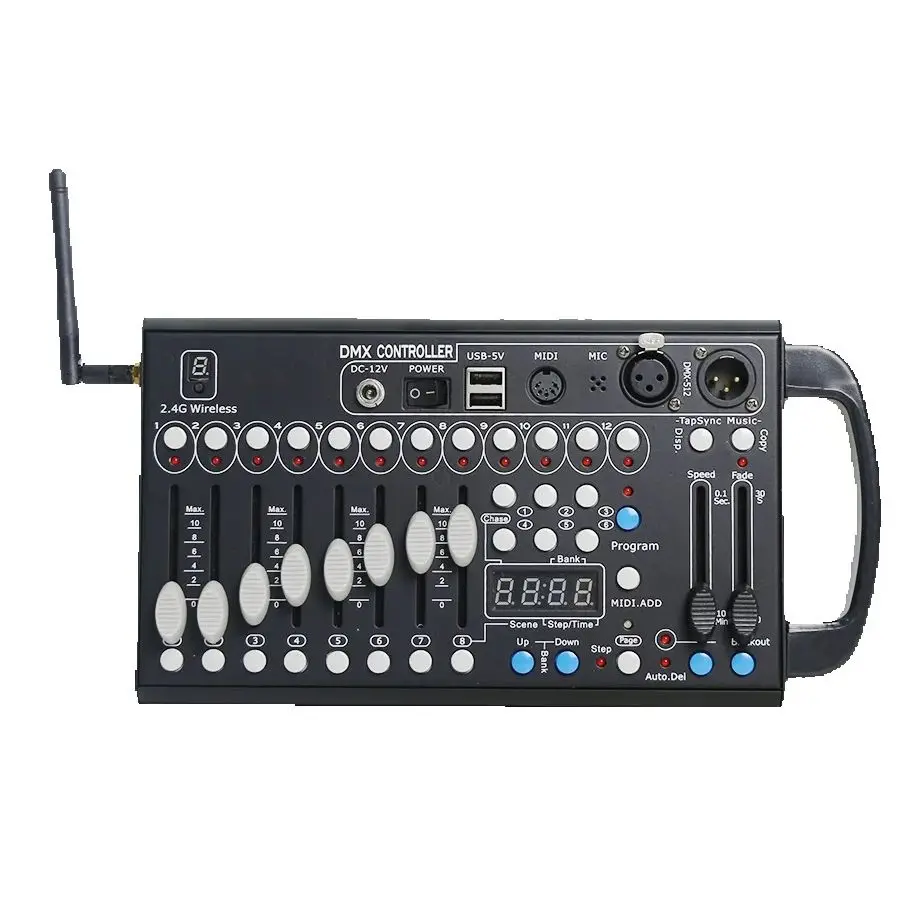 New 192 DMX Controller DJ Equipment DMX512 Console For Moving Head Spotlights Light