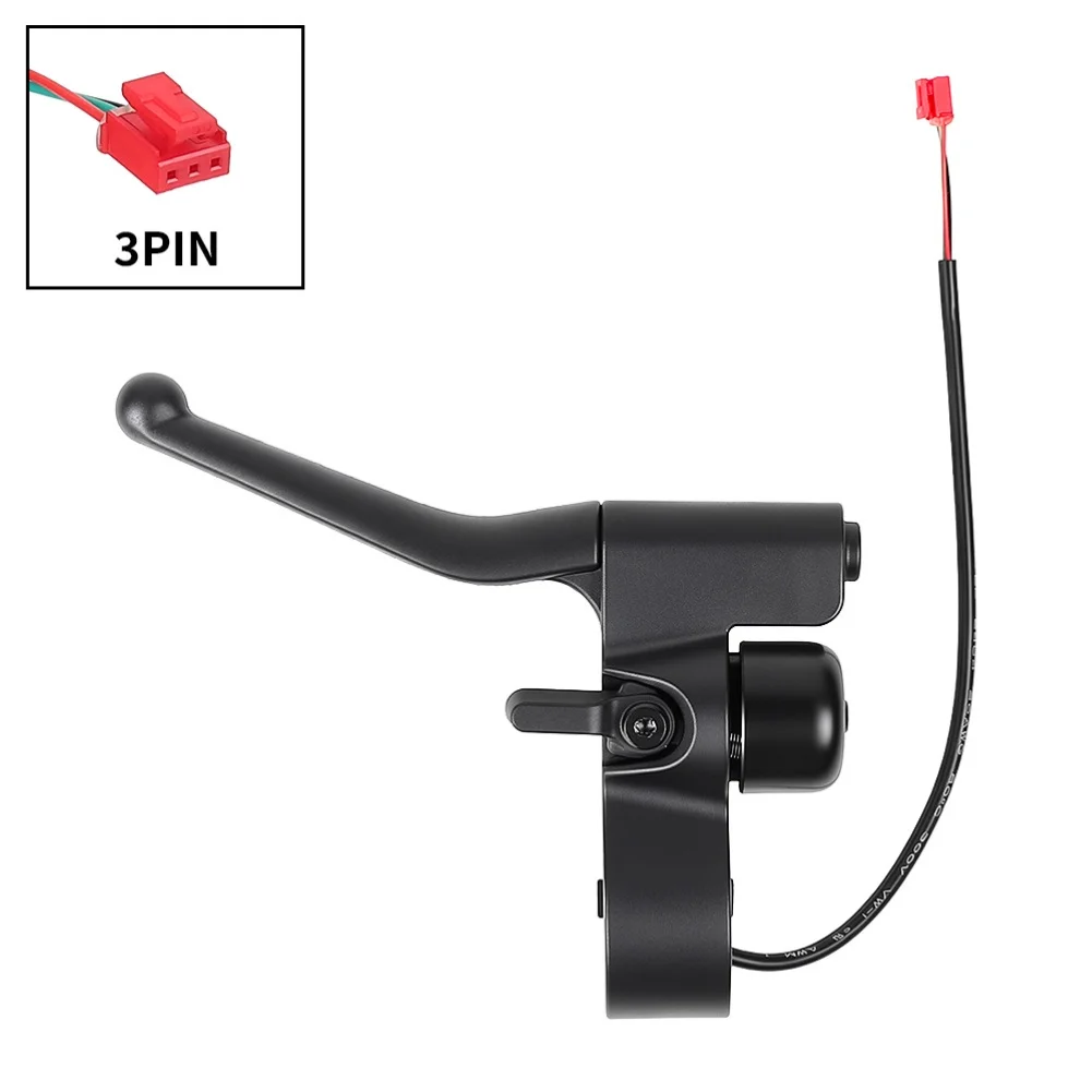 For Xiaomi 6 Lite Specific Left Side Brake Lever with Integrated For Horn Button and 133g Net Weight for Easy Handling