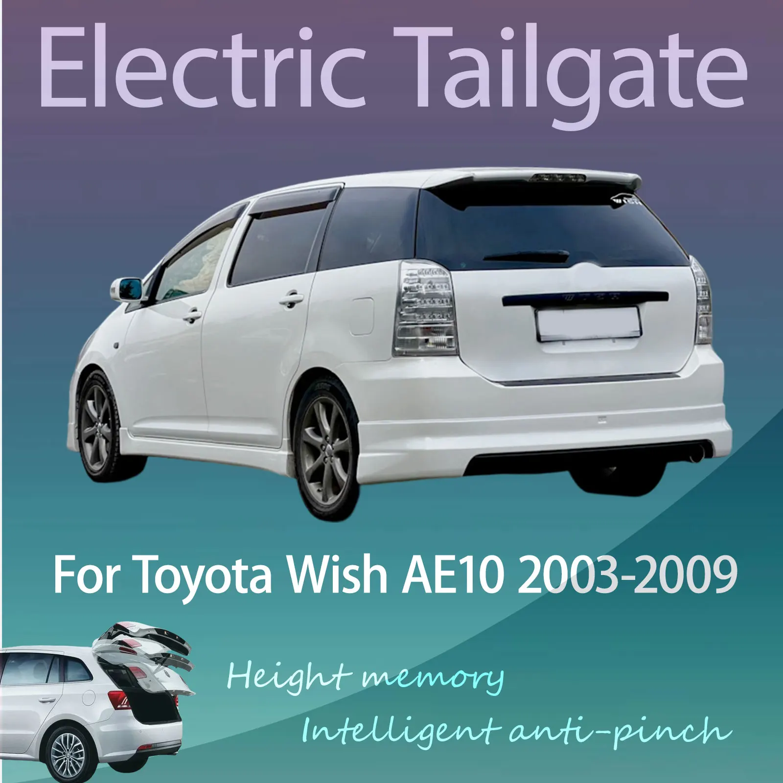 For Toyota Wish AE10 2003-2009 Key-Controlled Power Trunk Automatic Lifting Electric Tailgate Retrofit Smart Control