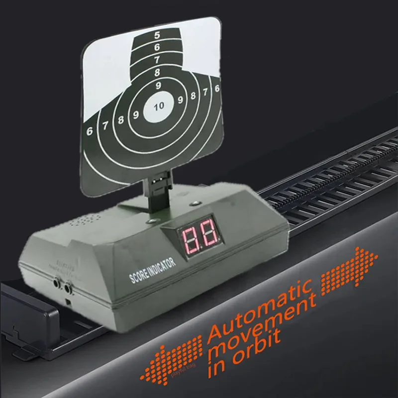 

2025 M416 Soft Elastic AWM Rubber Ball Training Target multi-function music automatic scorer automatic reset Toy gun shoot targe