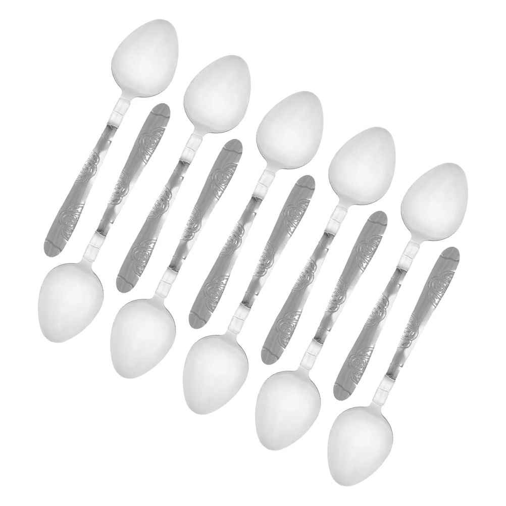 

10pcs Bending Spoon Props Silver Trick Toys Kids Party Mind Bend Entertainment Imagination Toys