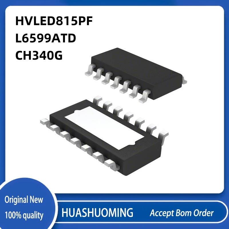 20pcs/lot  New HVLED815PF HVLED815  L6599AD L6599ATD L6599  CH340G CH340 340G  sop-16