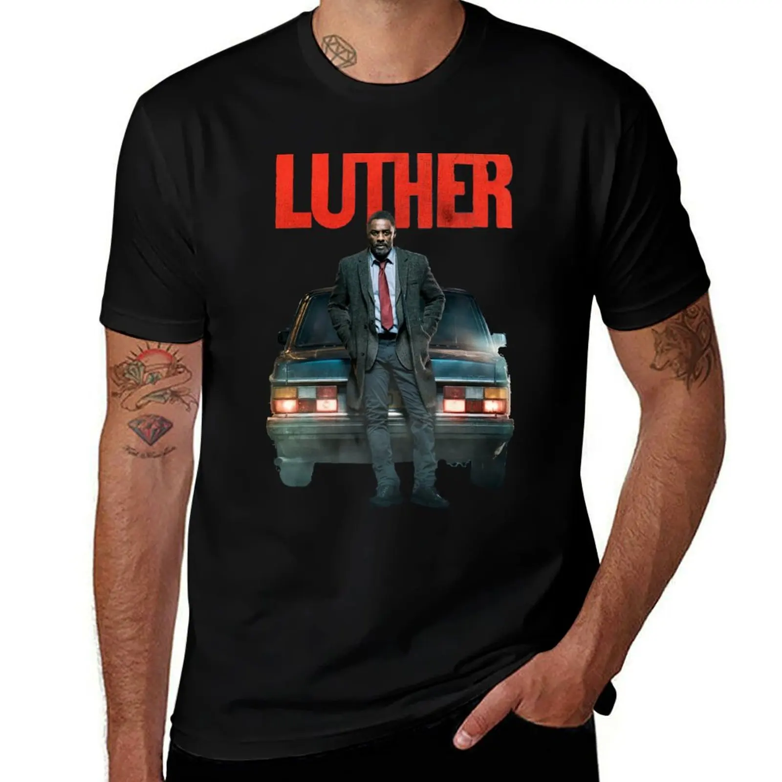 

cotton 100% shirts shirts Series with man prints t T-Shirt shirt cotton t t LUTHER