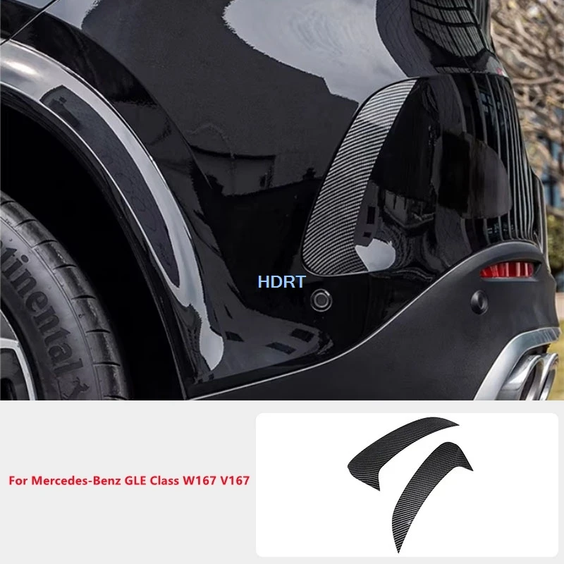 

Car Styling Accessories Exterior Sticker For Mercedes-Benz GLE Class W167 V167 2024 + Rear Bumper Spoiler Canard Wind Knife Trim