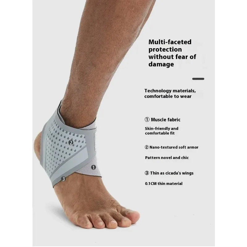 Men's Basketball Ankle Brace Compression Support Running Fitness Neoprene Joint Stabilizer Lightweight Sports Injury Prevention