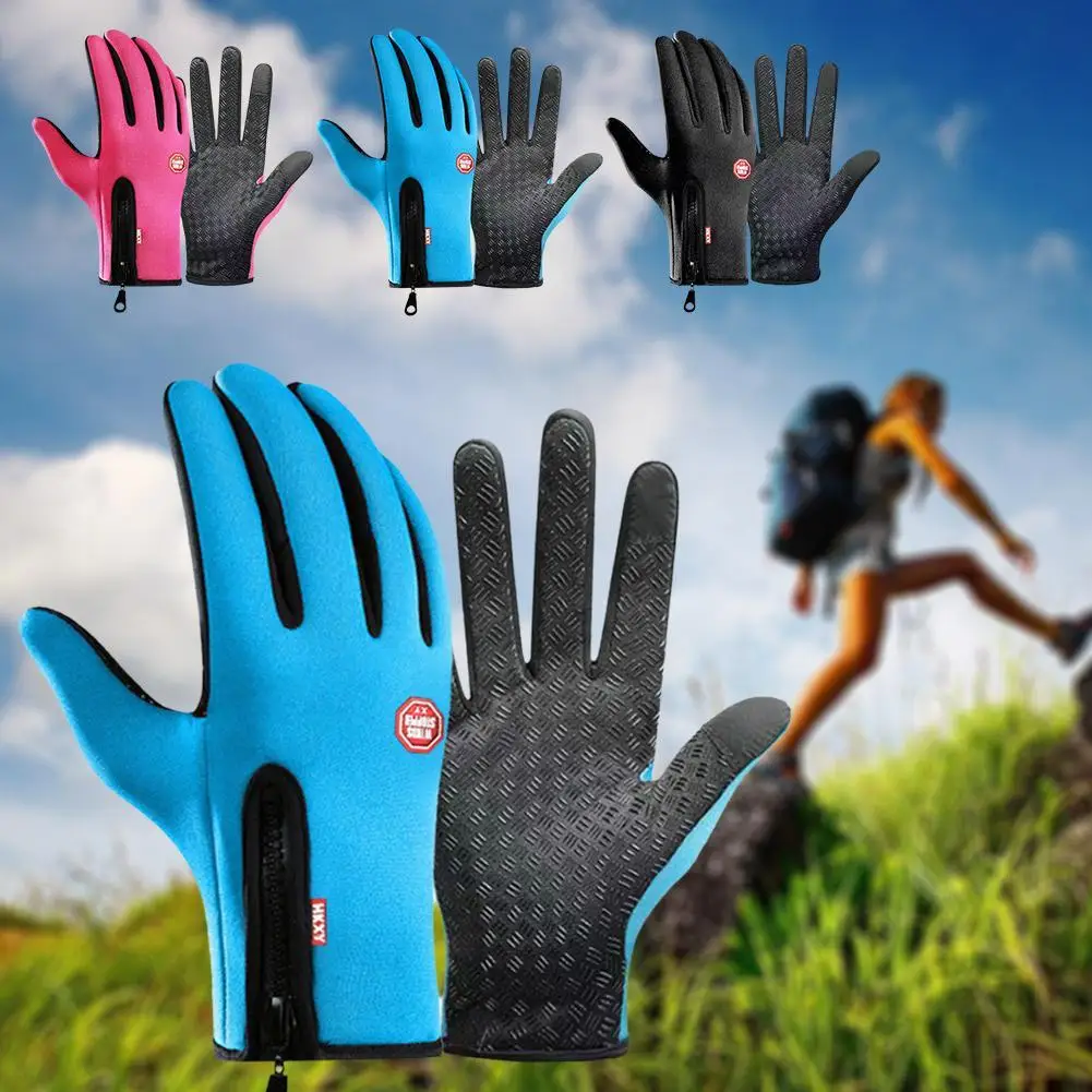 Winter Gloves For Men Women Waterproof And Non Slip Strong Wear Resistance Multi Purpose Warm And Windproof Touchscreen J2U1