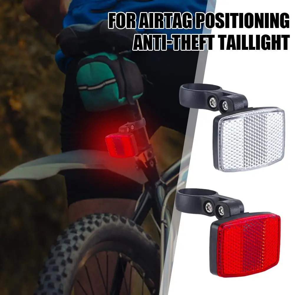 Bicycle Locator Fixed Adapter for airtag Anti-theft Taillights Road Mountain Bike Tubes Reflective Taillights Side Lig T9k4